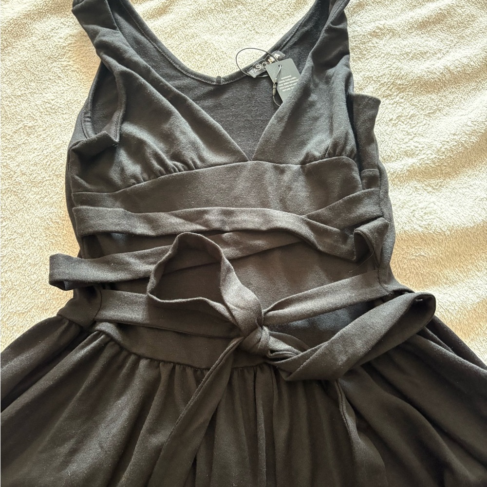 Fashion Nova Charcoal Sleeveless Jumpsuit